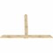 Ekena Millwork Eugene Rough Sawn Timber Gable Bracket, Douglas Fir, 96"W x 64"H x 2"D x 6"F, 16/12 Pitch GBW096X64X0206EUG00RDF - alternate 5